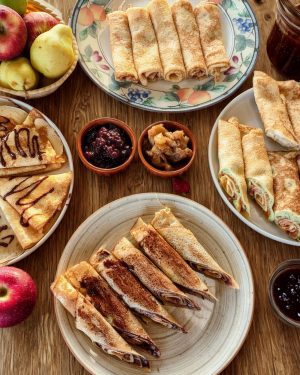 set of blini